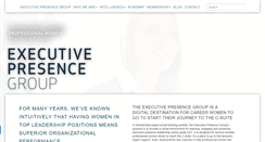 Desktop Screenshot of executivepresencegroup.com