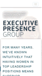 Mobile Screenshot of executivepresencegroup.com